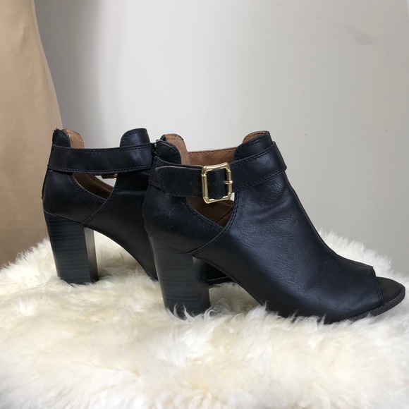 Fioni open toe leather booties - Picture 3 of 13